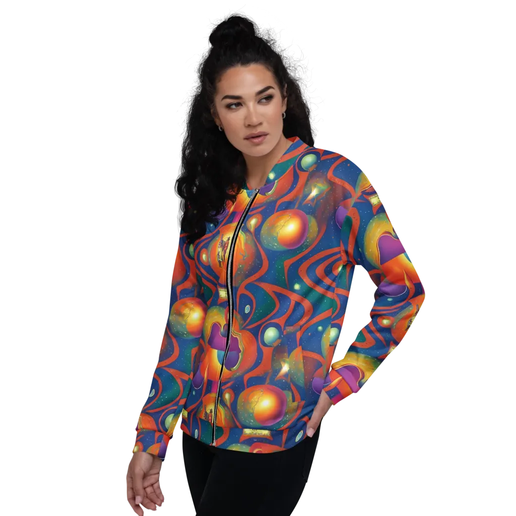 Dreams of Dimension on Bomber Jacket — Left