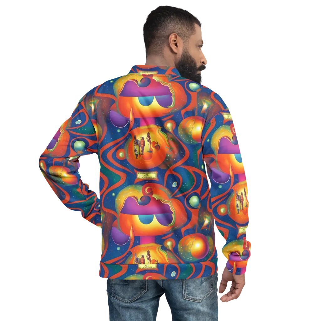 Dreams of Dimension on Bomber Jacket — Back