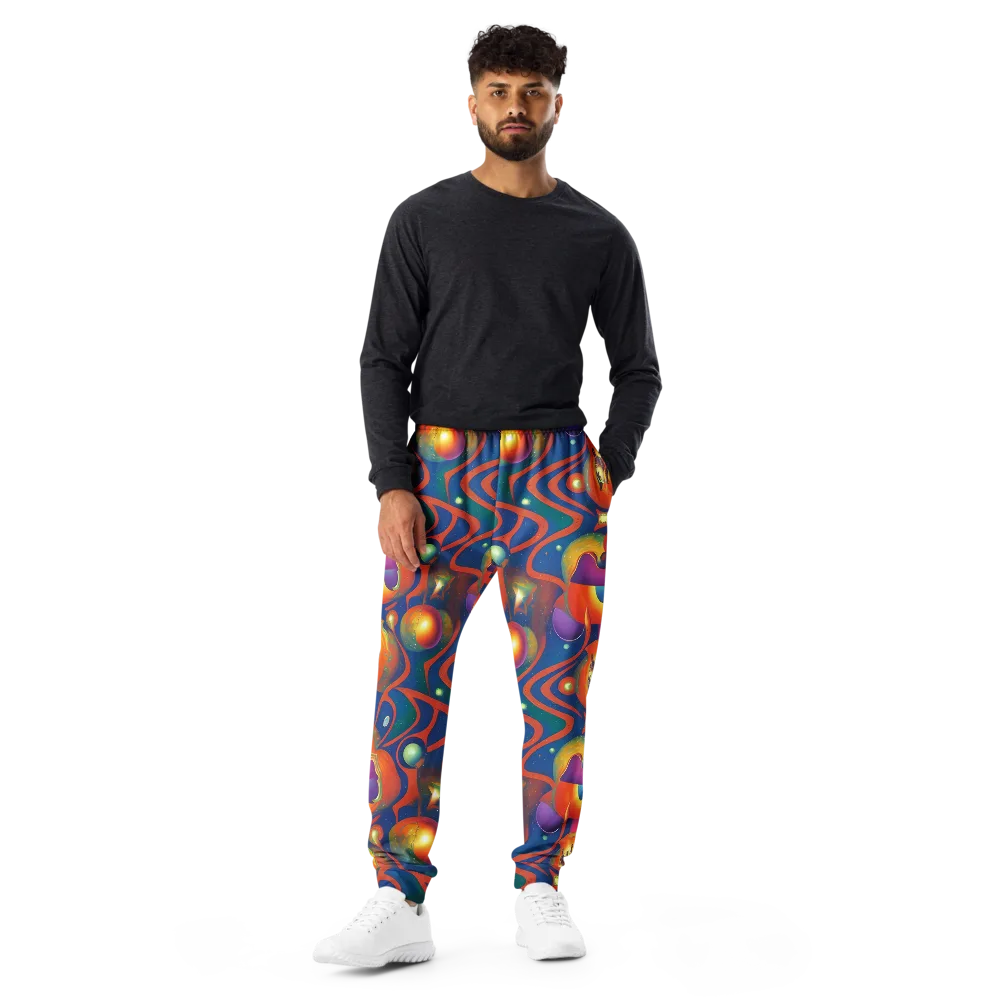 Dreams of Dimension on Men's Joggers — Front