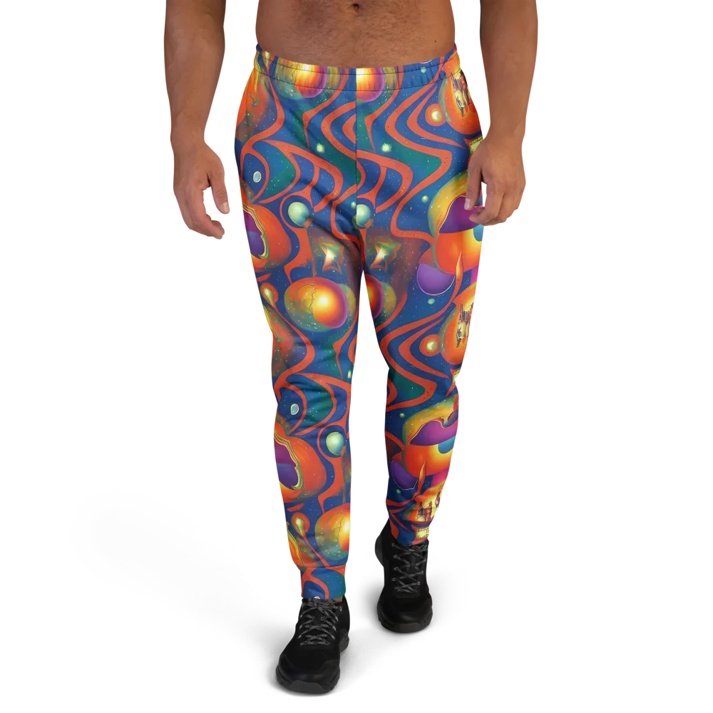Dreams of Dimension on Men's Joggers — Front