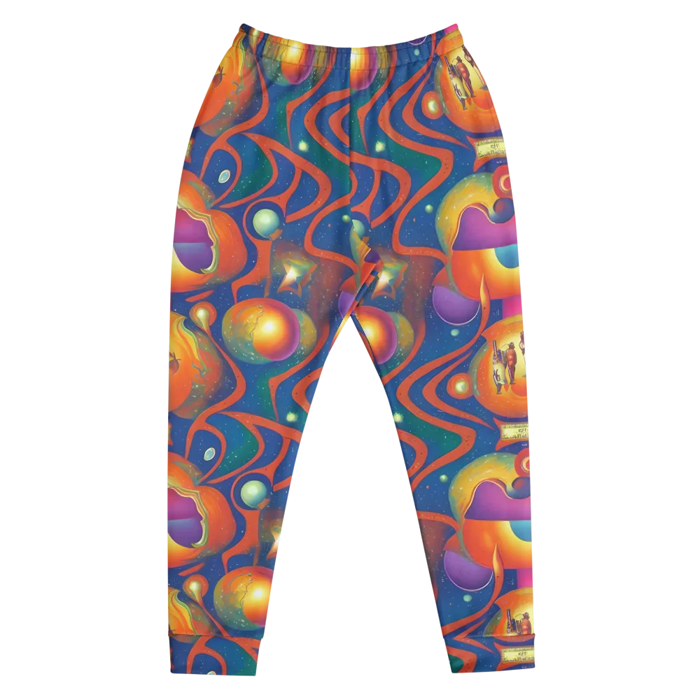 Dreams of Dimension on Men's Joggers — Front