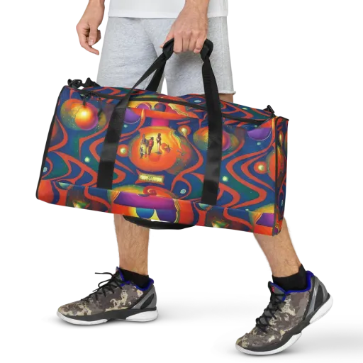 Dreams of Dimension on a Duffle Bag