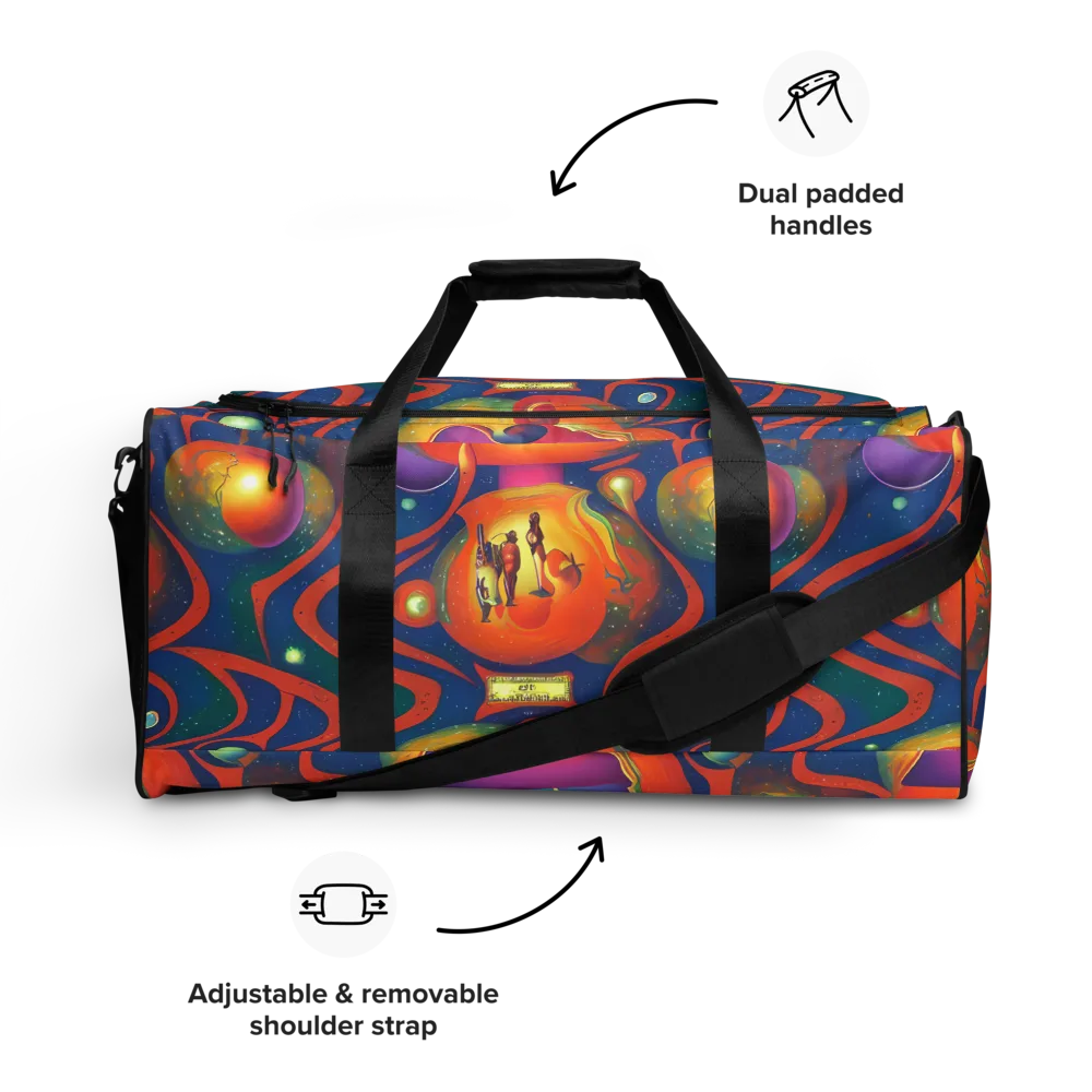 Dreams of Dimension on Duffle Bag — Front