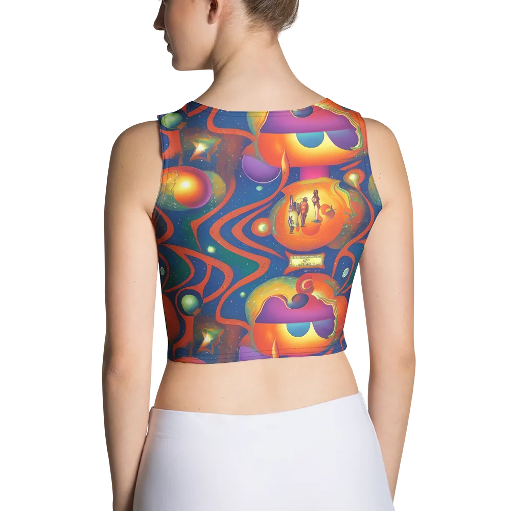 Dreams of Dimension on Crop Top — Back