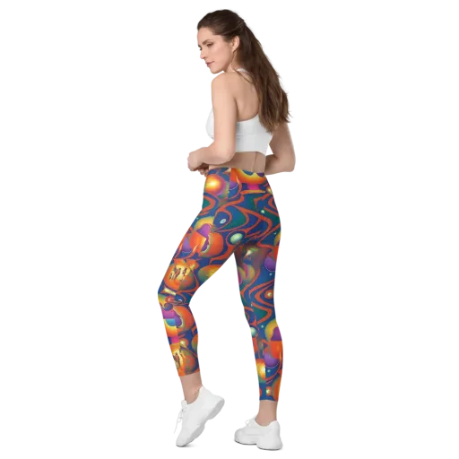 Dreams of Dimension on a Leggings with Pockets