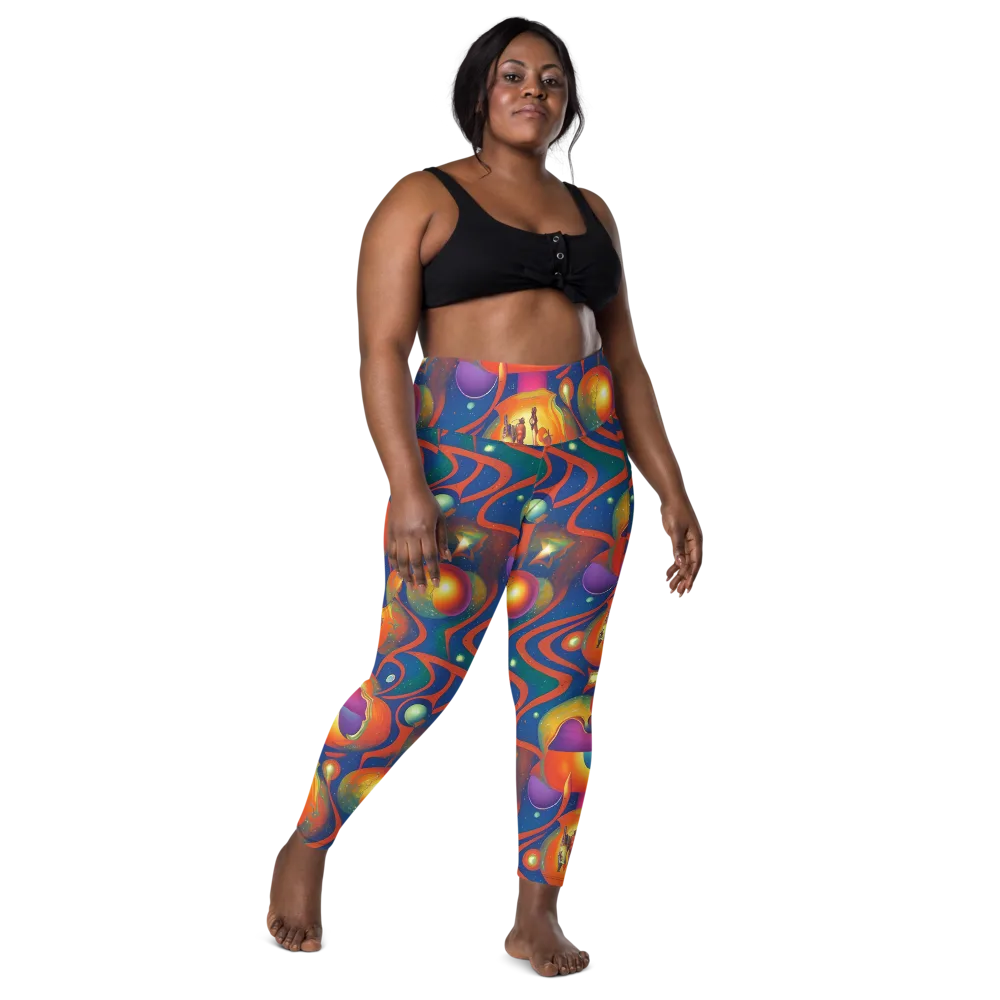 Dreams of Dimension on Leggings with Pockets — Front
