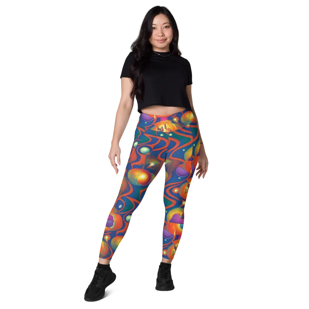 Dreams of Dimension on Leggings with Pockets — Front