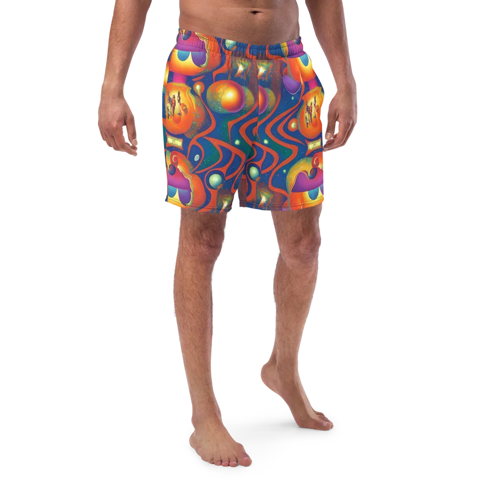 Dreams of Dimension on Swim Trunks — Front