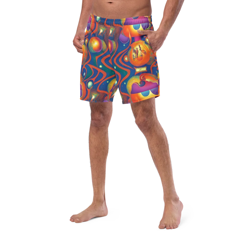 Dreams of Dimension on Swim Trunks — Left Front