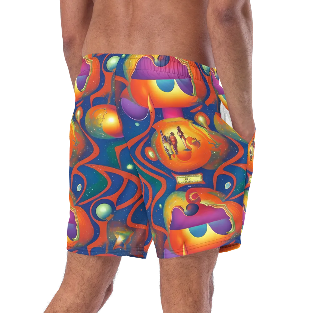 Dreams of Dimension on Swim Trunks — Right Back