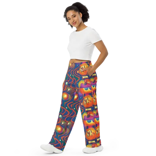 Dreams of Dimension on a Wide-Leg Pants