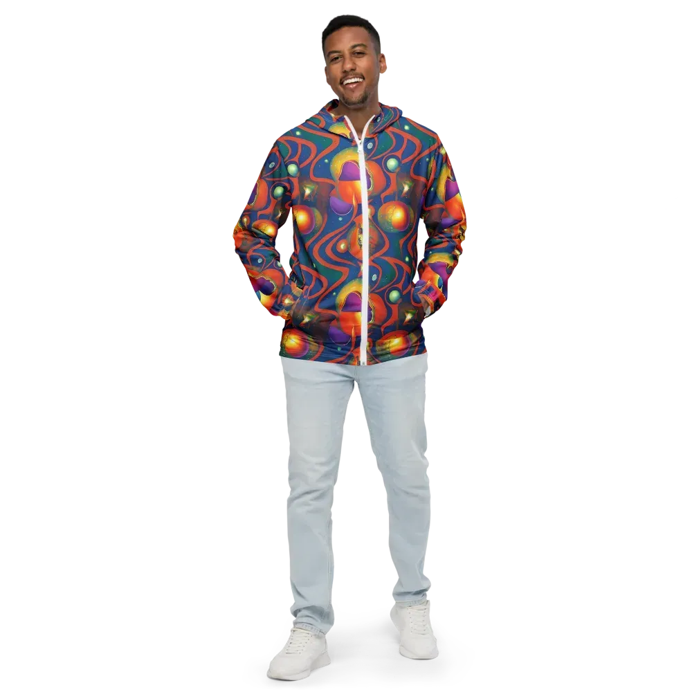 Dreams of Dimension on Men's Windbreaker — Front
