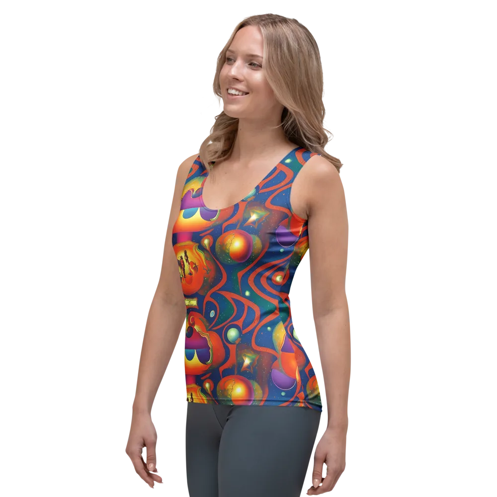 Dreams of Dimension on Women's Tank Top — Left Front
