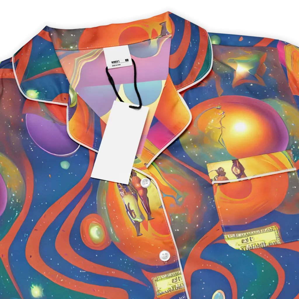 Dreams of Dimension on Women's Short Sleeve Pajama Top — Product details