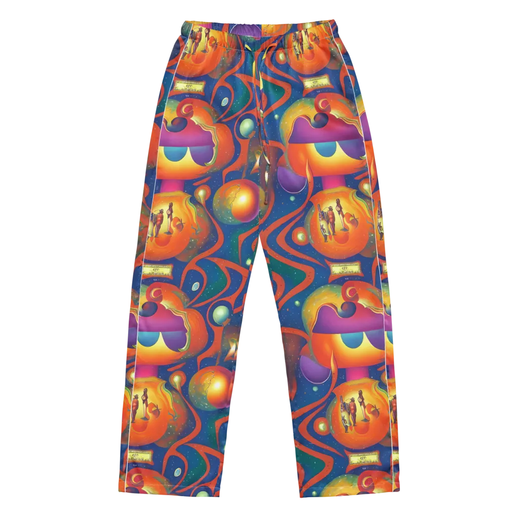 Dreams of Dimension on Women's Pajama Pants — Front