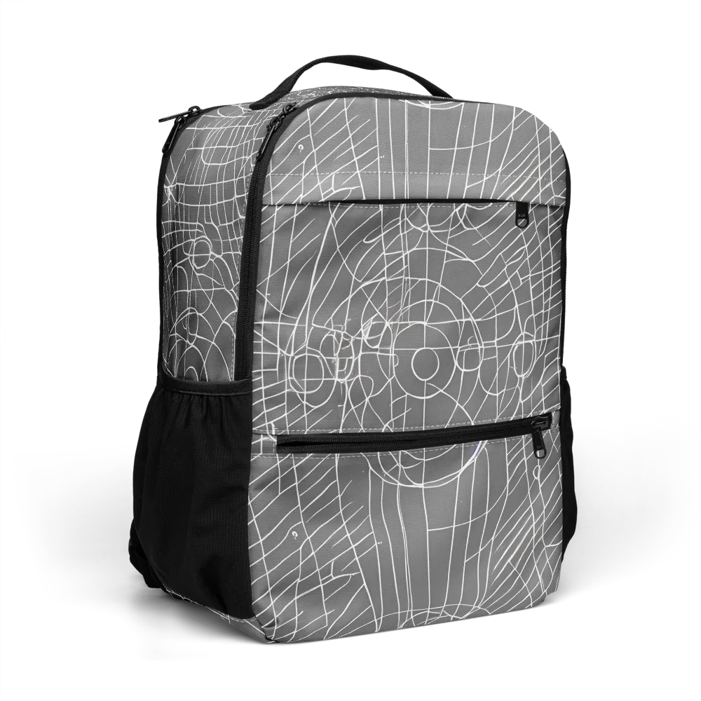 Cosmic Fabric on Utility Backpack — Right Front