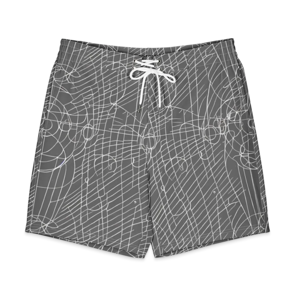 Cosmic Fabric on Men's Board Shorts — Front