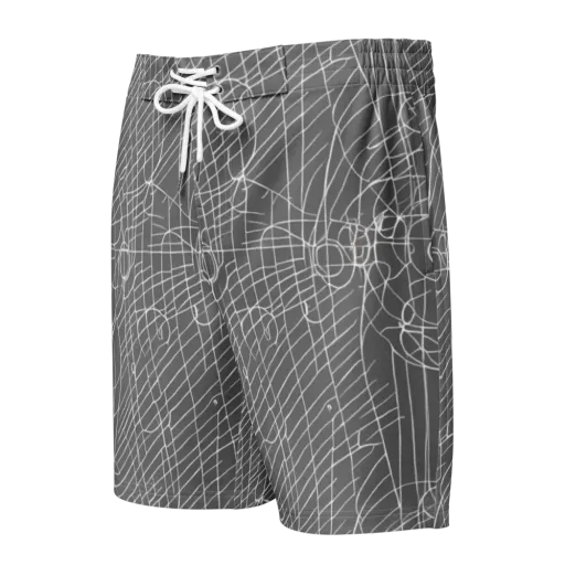 Cosmic Fabric on a Men's Board Shorts