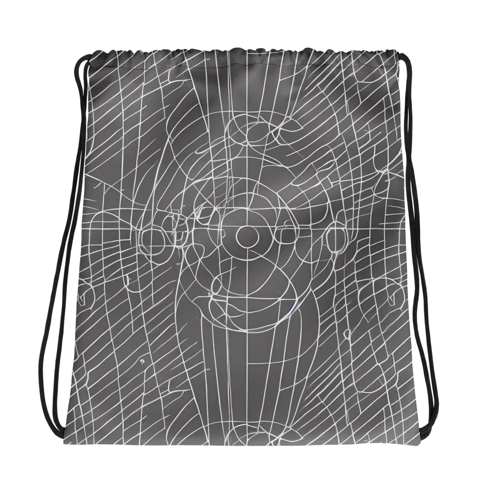 Cosmic Fabric on Drawstring Bag — Photo