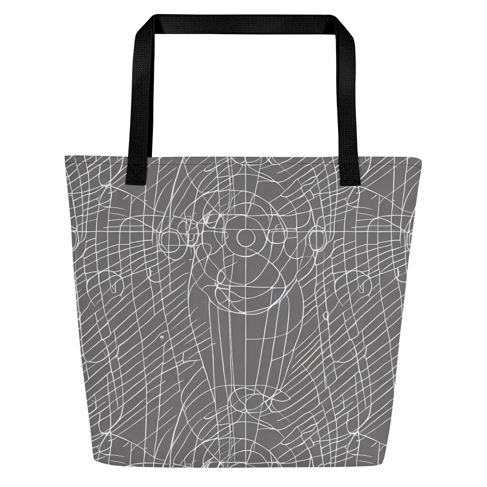 Cosmic Fabric on Large Tote Bag W/ Pocket — Front