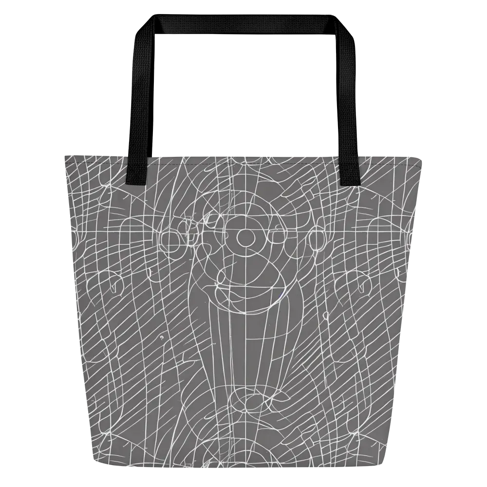 Cosmic Fabric on Large Tote Bag W/ Pocket — Front