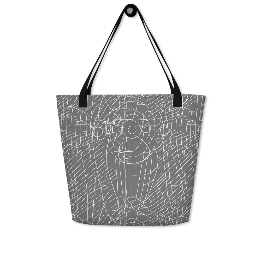 Cosmic Fabric on Large Tote Bag W/ Pocket — Front