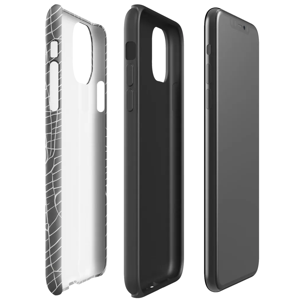 Cosmic Fabric on Tough Case for iPhone® — Right