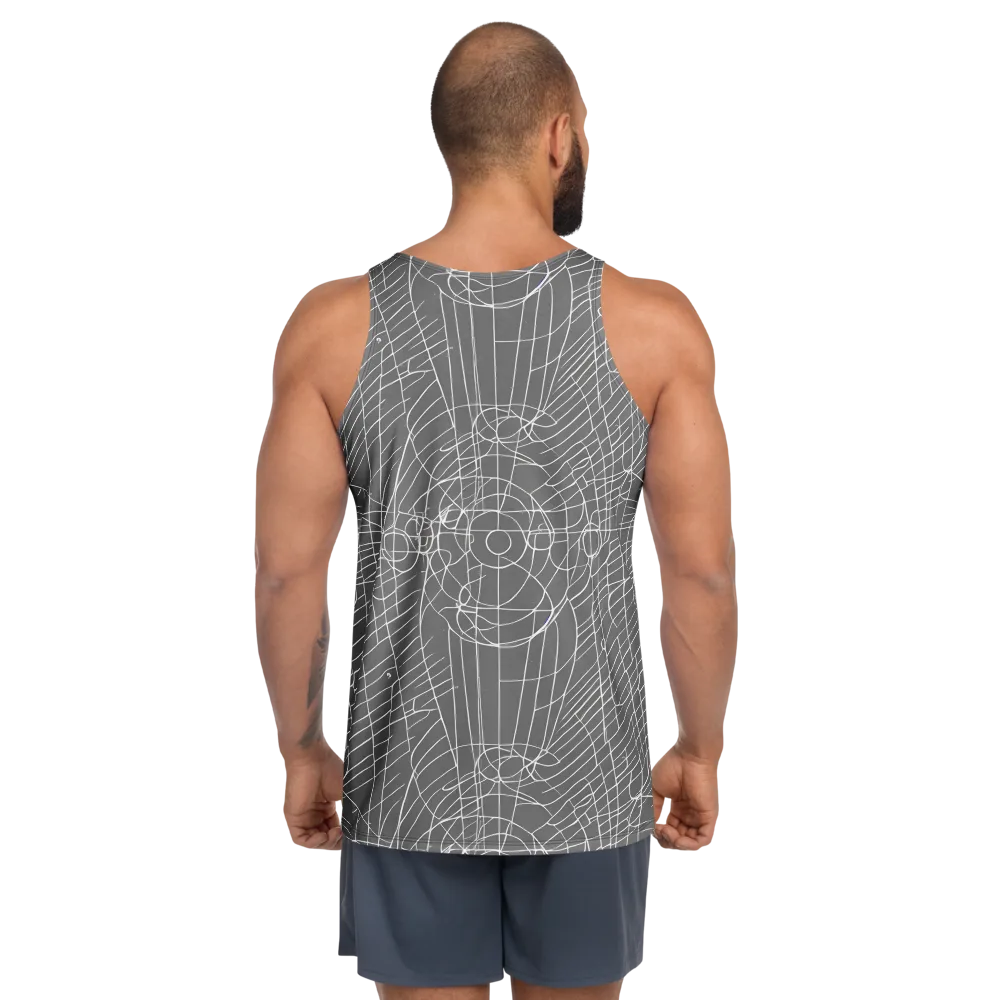 Cosmic Fabric on Men's Tank Top — Back