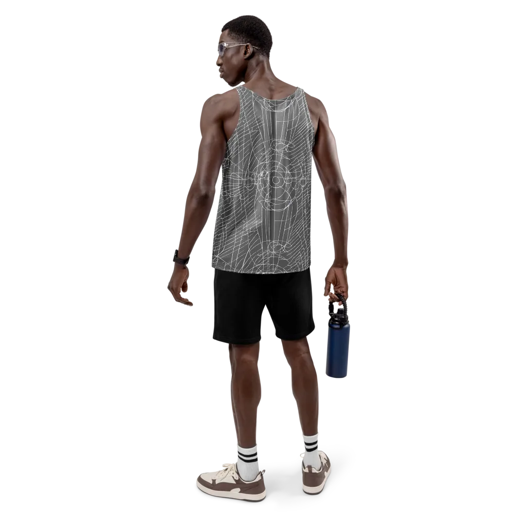 Cosmic Fabric on Men's Tank Top — Back