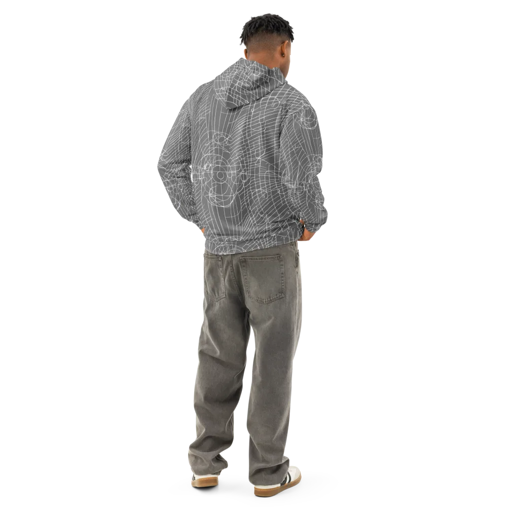 Cosmic Fabric on Cotton Hoodie — Back