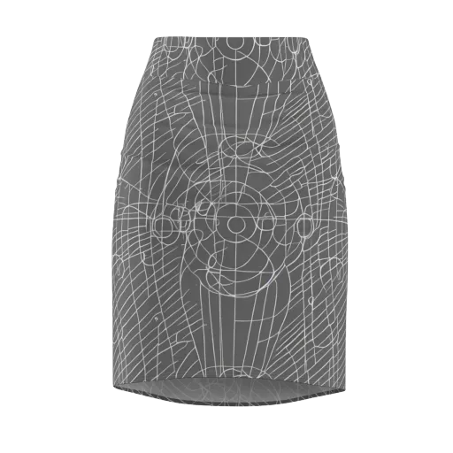 Cosmic Fabric on a Pencil Skirt