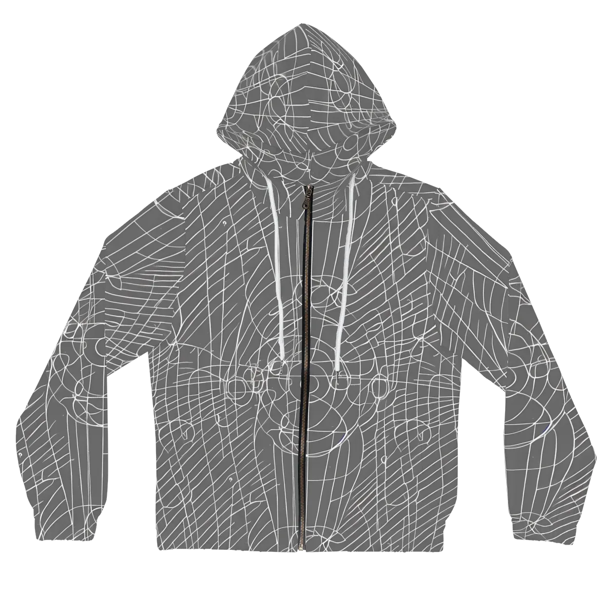 Cosmic Fabric on Women's Full-Zip Hoodie — Front