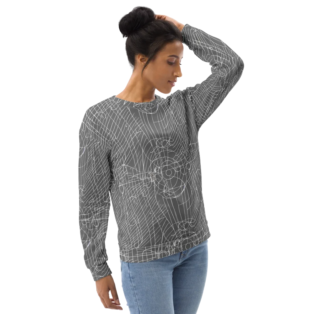 Cosmic Fabric on Sweatshirt — Right Front