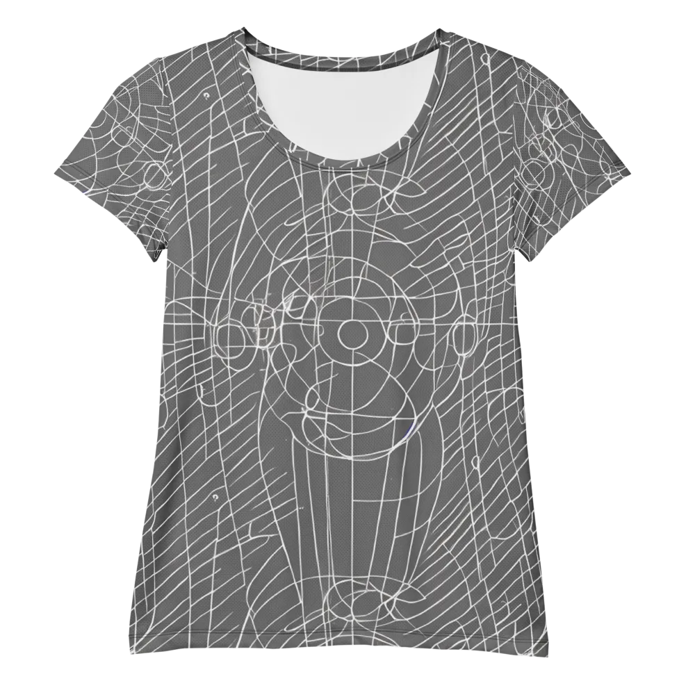 Cosmic Fabric on Women's Athletic T-Shirt — Front