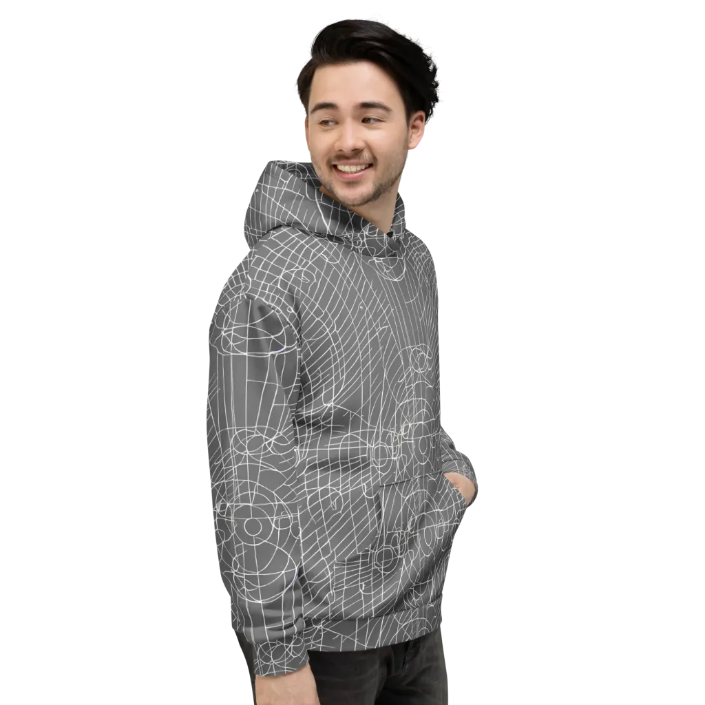 Cosmic Fabric on Hoodie — Right