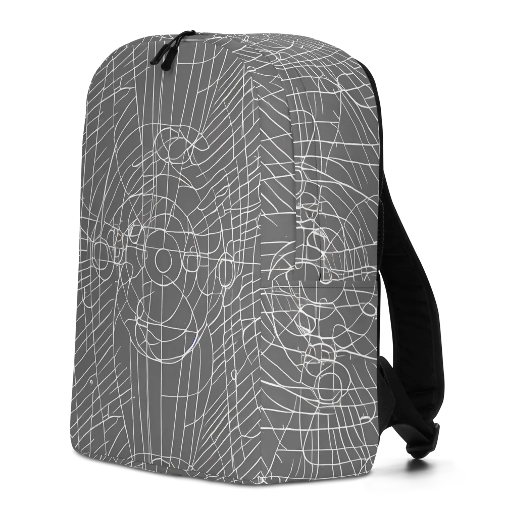 Cosmic Fabric on Minimalist Backpack — Left