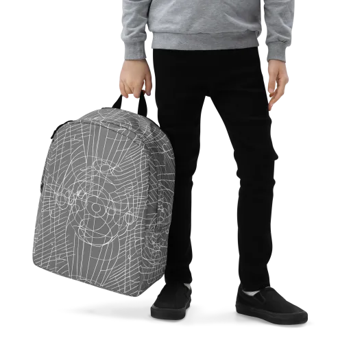 Cosmic Fabric on a Minimalist Backpack