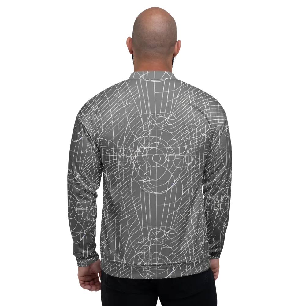 Cosmic Fabric on Bomber Jacket — Back