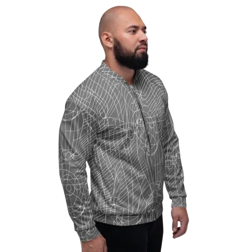 Cosmic Fabric on a Bomber Jacket