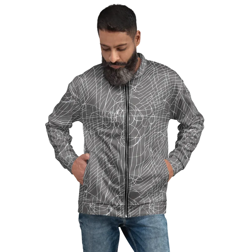 Cosmic Fabric on Bomber Jacket — Front