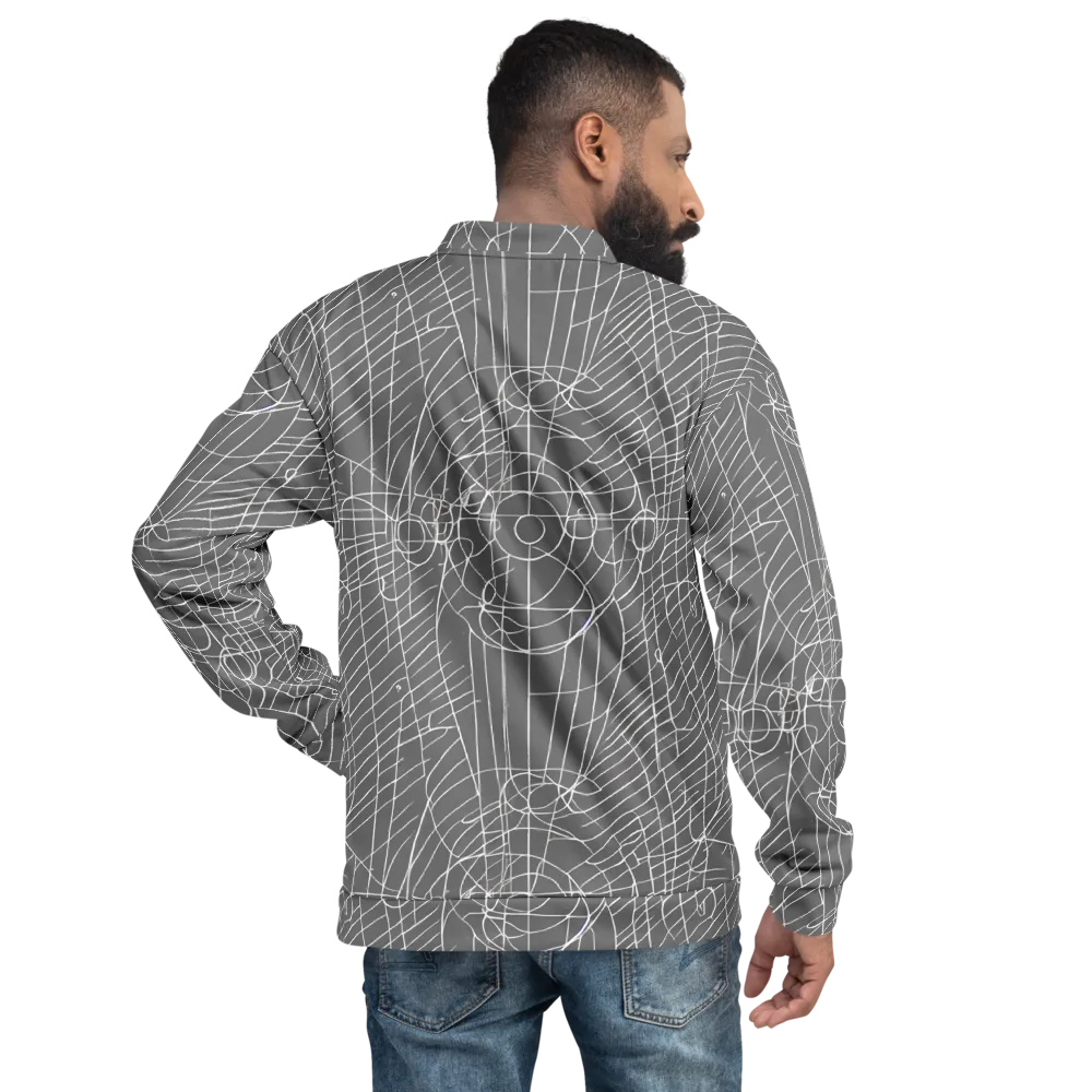 Cosmic Fabric on Bomber Jacket — Back