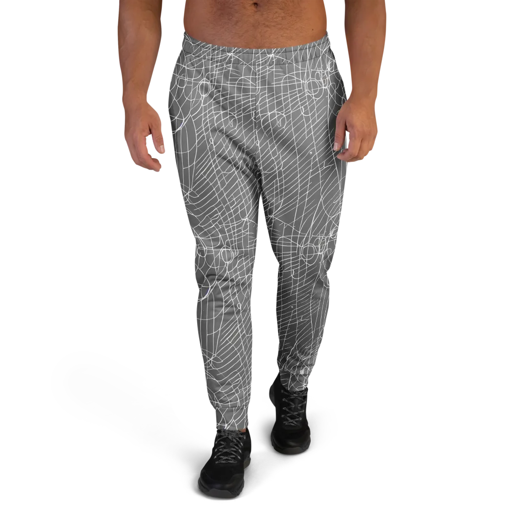 Cosmic Fabric on Men's Joggers — Front