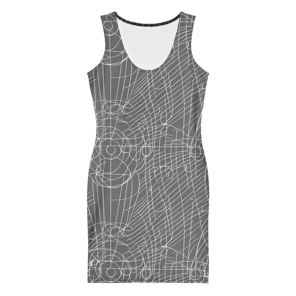 Cosmic Fabric on Bodycon Dress — Front