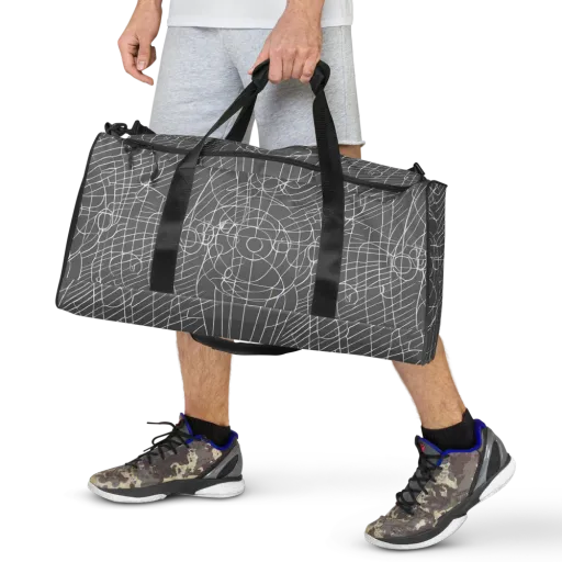Cosmic Fabric on a Duffle Bag