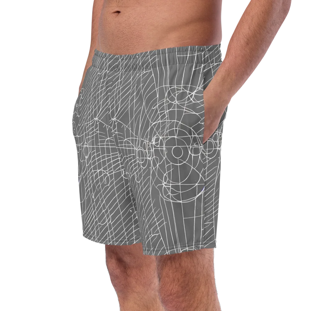 Cosmic Fabric on Swim Trunks — Left Front