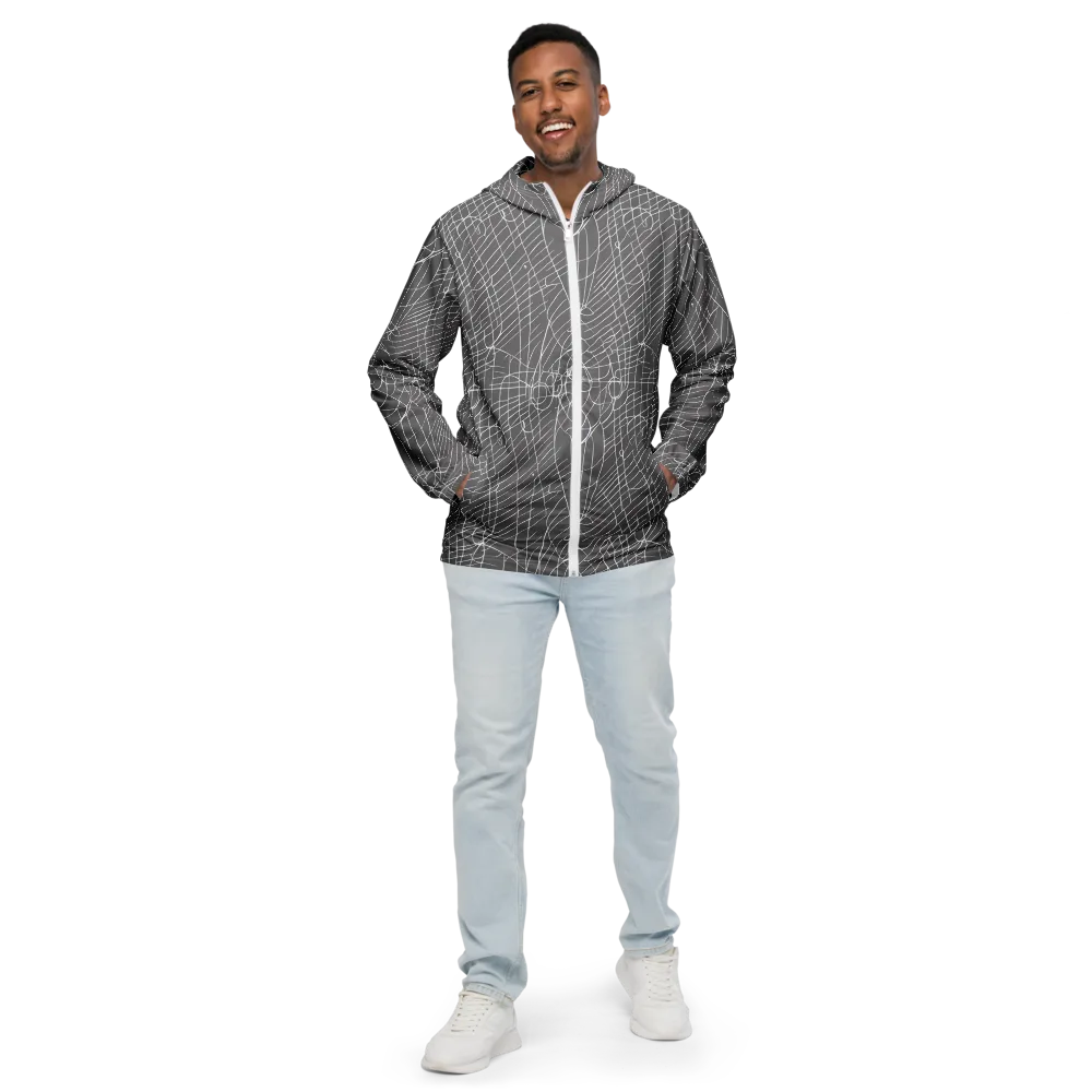Cosmic Fabric on Men's Windbreaker — Front