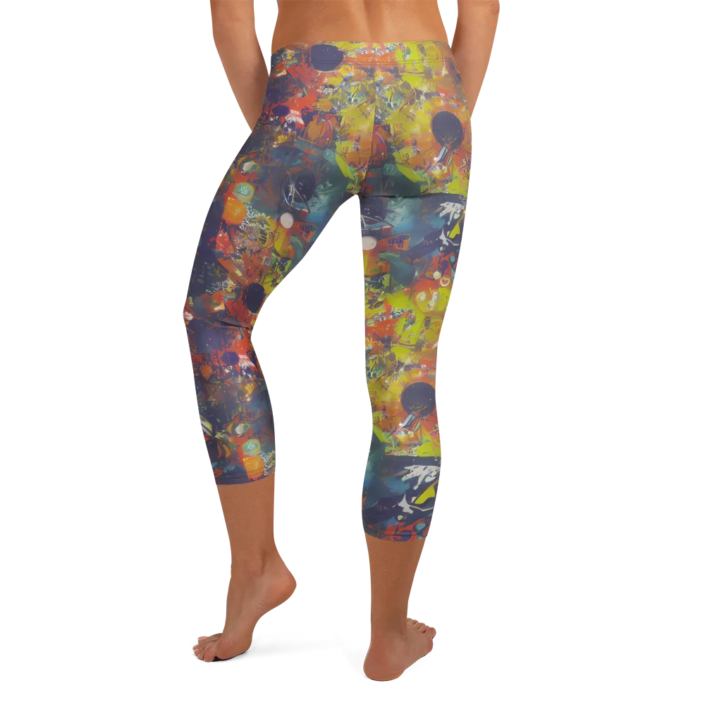 Lucid Revolution on Capri Leggings — Back