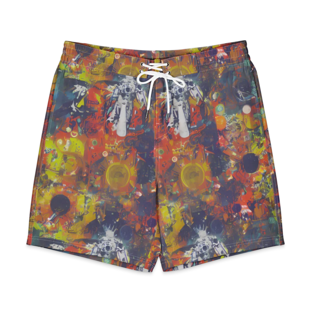 Lucid Revolution on Men's Board Shorts — Front