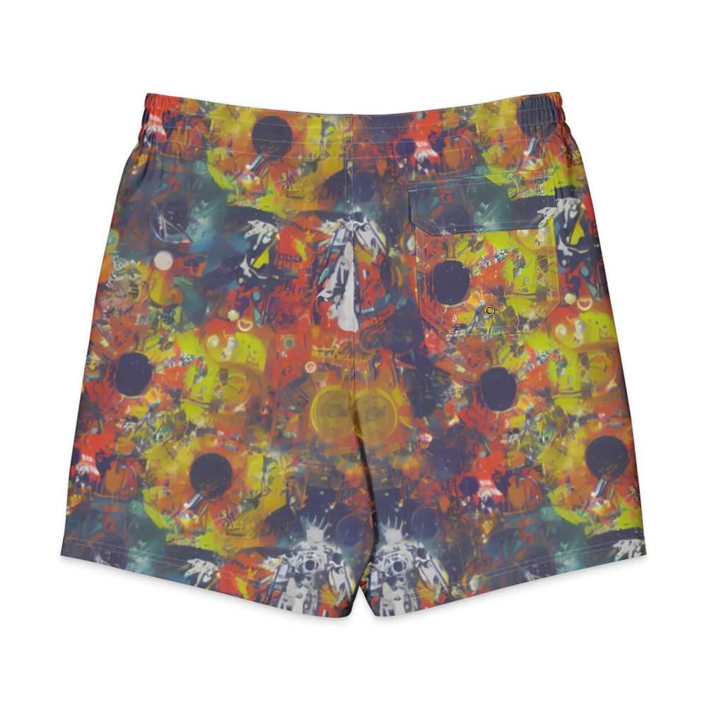 Lucid Revolution on Men's Board Shorts — Back