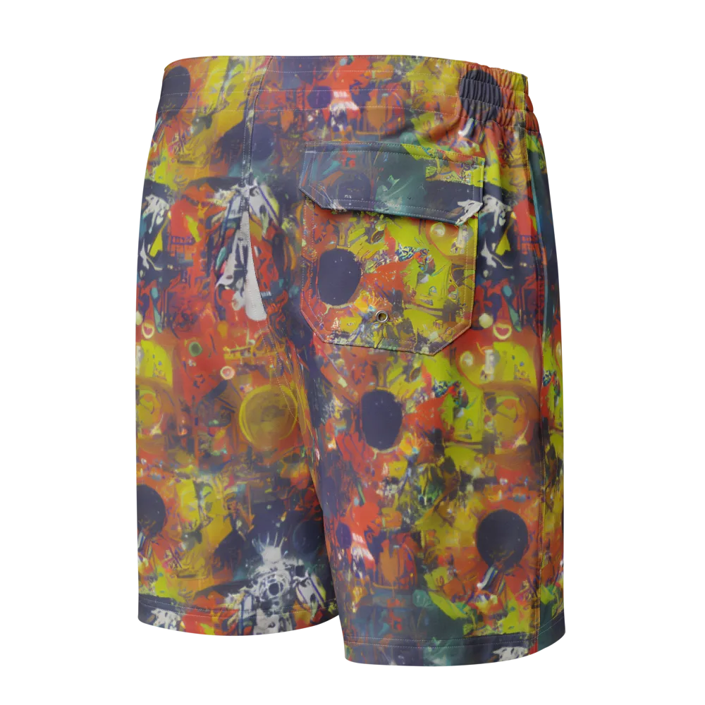 Lucid Revolution on Men's Board Shorts — Back